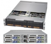 Supermicro Platforma AMD H12DST-B,CSV-217BHQ+-R2K22BP,DP,NVMe/SATA 2U 4 Nodes 2.5